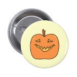 Funny Halloween Pumpkin Cartoon Pin
