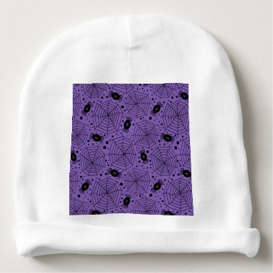 Funny Halloween Spiders Baby Beanie