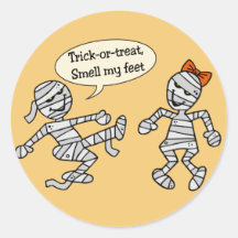 Funny Halloween stickers