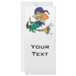funny halloween witch cartoon rack cards