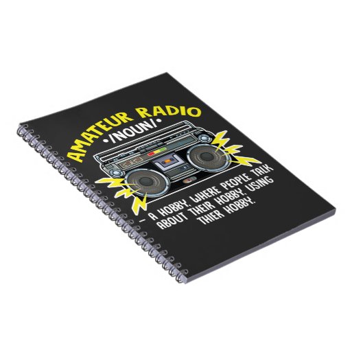 Funny Ham Radio Operator Amateur Radio Definition Notebook Zazzle