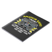 Funny Ham Radio Operator Amateur Radio Definition Notebook Zazzle