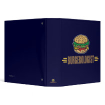 Funny Hamburger 3 Ring Binders