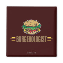 Funny Hamburger Fridge Magnet
