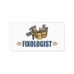 Funny Handyman Labels