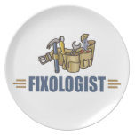Funny Handyman Party Plates