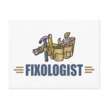 Funny Handyman Post Card