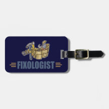 Funny Handyman Travel Bag Tag