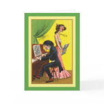 Funny Happy Birthday Music Theme Long Verse Greeting Card