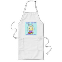 Funny Happy Easter Bunny Egg aprons