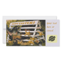 funny happy easter corporate mailing photo greeting card