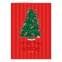 Funny Happy Holiday Card cb043 cards