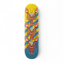 Funny Happy Lobster Skate Boards