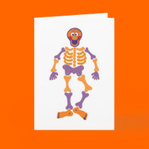 funny happy skeleton cards