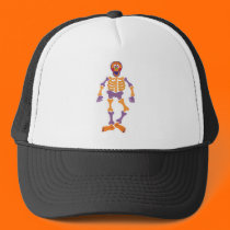 funny happy skeleton hats