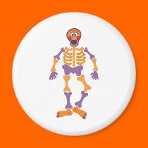 funny happy skeleton magnets