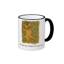 Funny Hat Cat Mugs