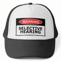 Funny hearing mesh hat
