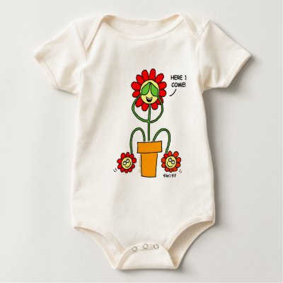 Funny Hide 'n' Seek Cartoon Baby + Tshirts by Swisstoons