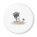 funny hiding ostrich magnets