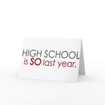 Funny High School Grad cards
