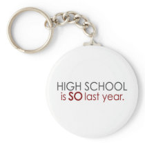 Funny High School Grad Keychains