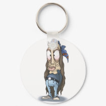 funny hippie zombie keychains
