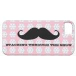Funny hipster mustache holiday xmas mustaches iPhone 5 covers