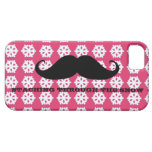 Funny hipster mustache holiday xmas mustaches iPhone 5 cases