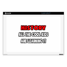 Funny History Teacher Shirts and Gifts 17" Laptop Skin