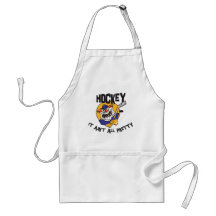 Funny Hockey It Ain't All Pretty Apron