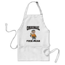 Funny Hockey Original Puck Man Apron