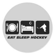 Funny hockey sticker