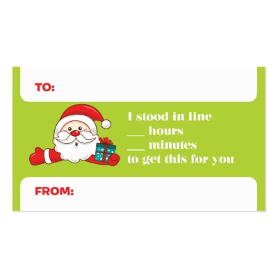 Buy Zazzle Gift Tags - Funny Holiday Gift Tags Business Card Template