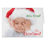 Funny Holiday Greetings Greeting Card