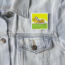 Funny Holiday Turkey Cartoon Button