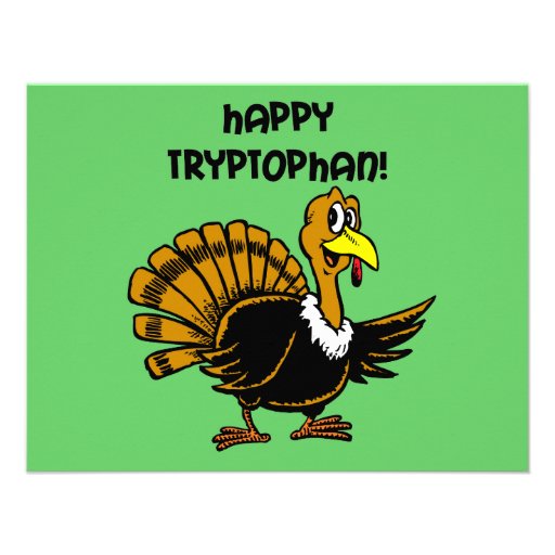 Funny holiday turkey custom announcement