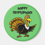 Funny holiday turkey fridge magnets
