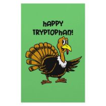 Funny holiday turkey stationery