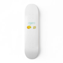 Funny Holier Than Thou Cheese Skate Deck