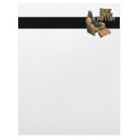 funny honey badger dont care spoof letterhead