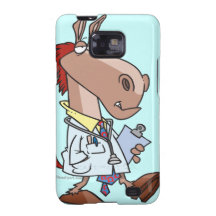 funny horse doc doctor cartoon samsung galaxy s cover