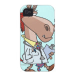 funny horse doc doctor cartoon iPhone 4/4S cover