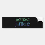 Funny Horse Junkie Gifts & Tees bumper stickers