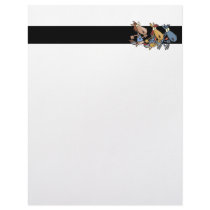 funny horse racing cartoon custom letterhead