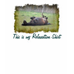 Funny Horse Rolling in Grass Photo T-Shirt