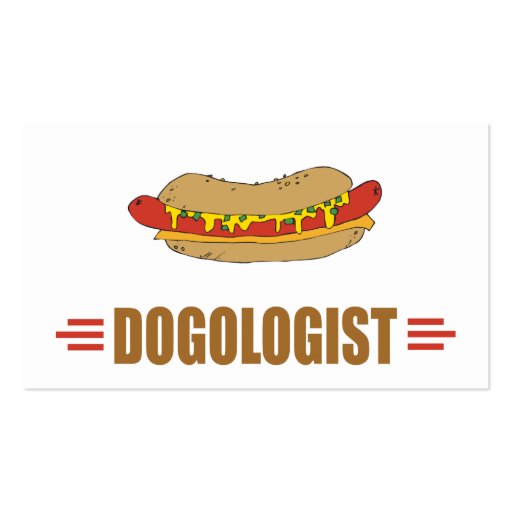 Funny Hot Dog Business Card Templates