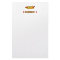 Funny Hot Dog Custom Stationery