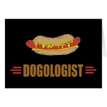 Funny Hot Dog Greeting Card