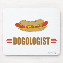 Funny Hot Dog Mouse Pads